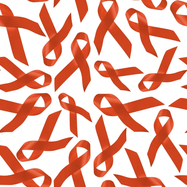 Leukemia cancer seamless pattern with ribbons — Stock Photo, Image