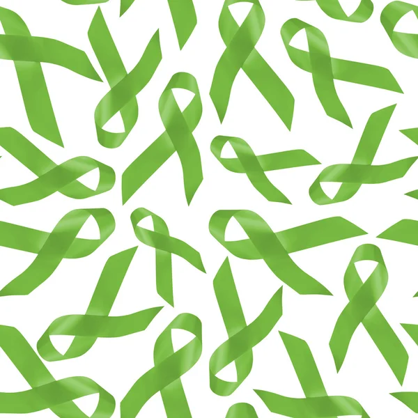 Lymphoma cancer seamless pattern with ribbons — Stock Photo, Image