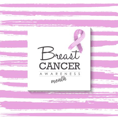 Meme kanseri tasarım tipografi ve kurdele ile