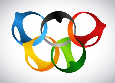 Rio renkli spor oyunları 2016 için tasarım Yüzükler