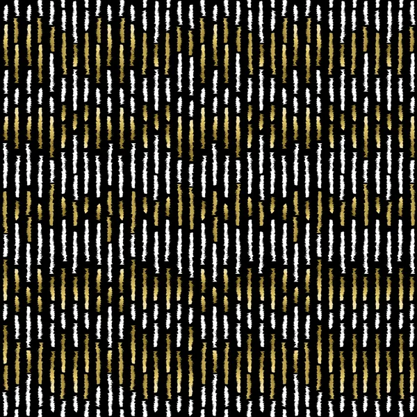 Grunge bande d'or motif sans couture — Image vectorielle