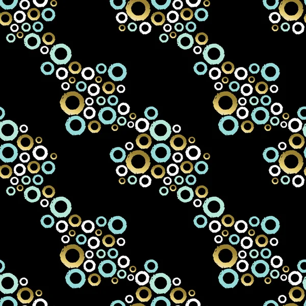 Modèle abstrait avec cercle formes art design — Image vectorielle