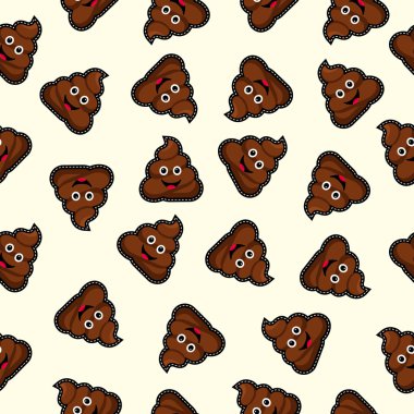 şirin kaka karikatür ile sorunsuz arka plan