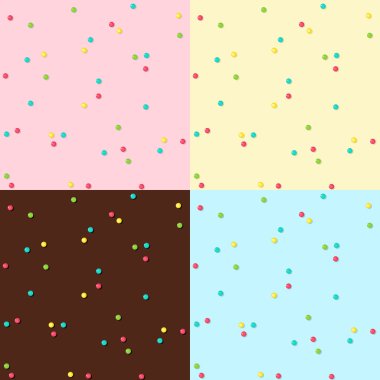 Tatlı şeker kek sorunsuz arka plan kümesi