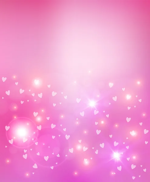 Valentines day hart abstracte achtergrond — Stockvector