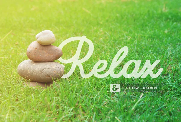 Relax motivation citation concept arrière-plan — Photo