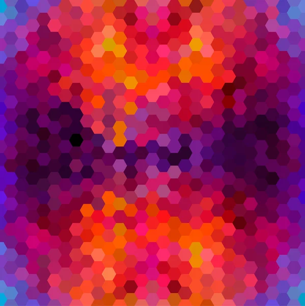 Résumé fond de motif en nid d'abeille coloré — Image vectorielle