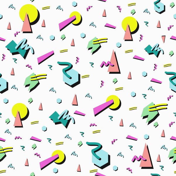 Ретро 80-х бесшовный фон
