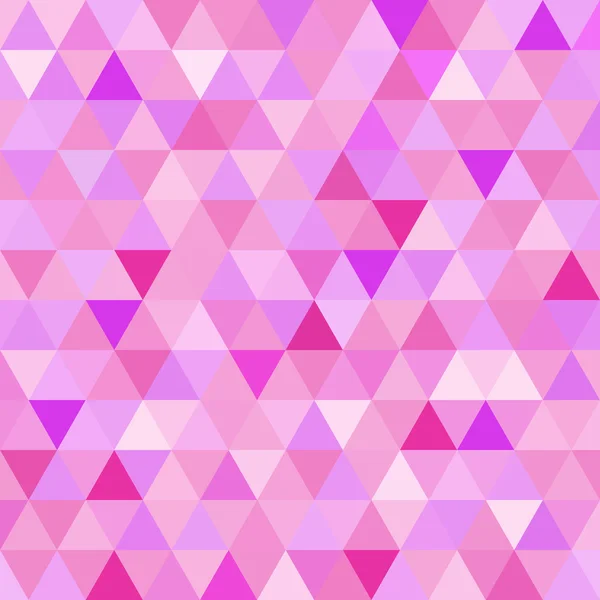 원활한 패턴 분홍색 삼각형 형상 모자이크 타일 — 스톡 벡터