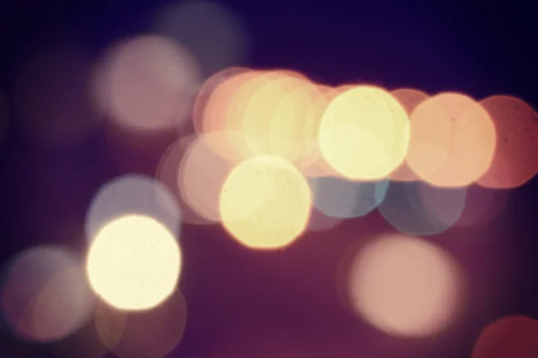 Bokeh luces desenfoque vintage efecto fondo — Foto de Stock