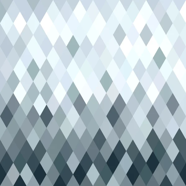 Silver metal rhombus geometry seamless pattern — ストックベクタ