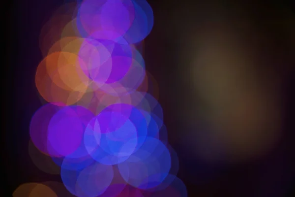 Borrão colorido bokeh luzes noite fundo — Fotografia de Stock