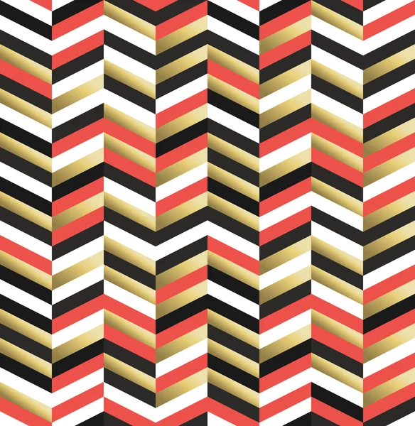 Retro abstract seamless pattern in gold — Stockvector