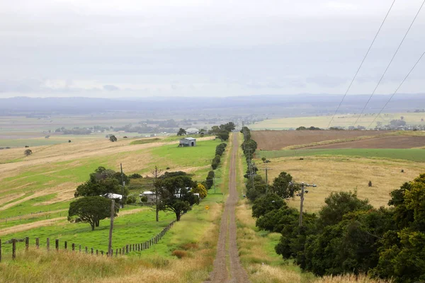 Vistas Ciudad Rural Killarney Queensland Australia Con Colinas Onduladas Verdes — Foto de Stock