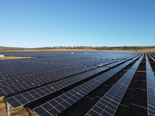 Erneuerbare Energien Mit Einem Riesigen Solarpark Ländlichen Queensland Australien — Stockfoto