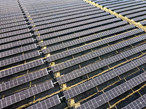 Energia Renovável Com Uma Enorme Fazenda Painéis Solares Localizada Queensland — Fotografia de Stock