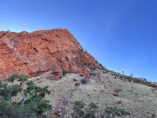 Detail Afbeelding Van Simpsons Gap Macdonnell Ranges Bij Alice Springs — Stockfoto