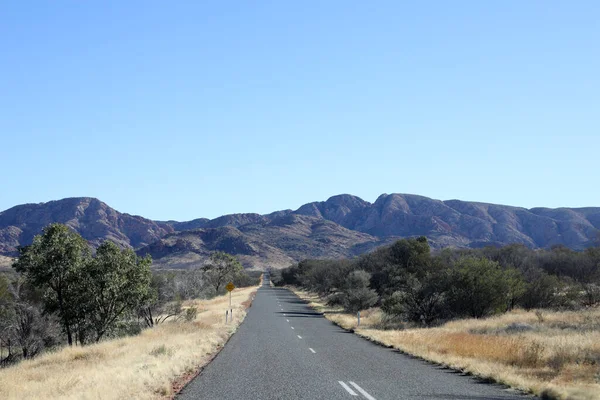 Prachtige Macdonnell Ranges Buiten Alice Springs Northern Territory Australië Met — Stockfoto