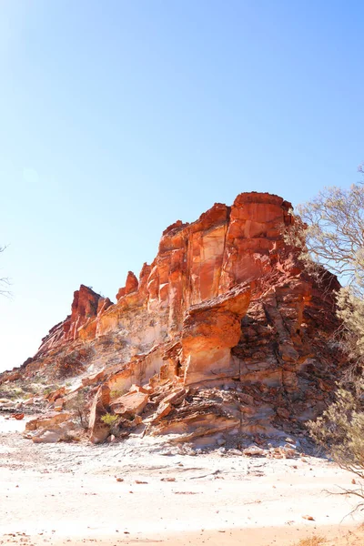 Csodálatos Szivárvány Völgy Ausztrál Északi Területen Alice Springs Mellett Gyönyörű — Stock Fotó