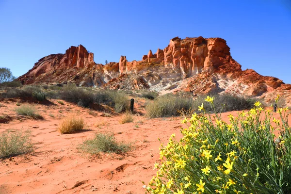 Amazing Rainbow Valley Στη Βόρεια Επικράτεια Αυστραλία Μόλις Outisde Alice — Φωτογραφία Αρχείου