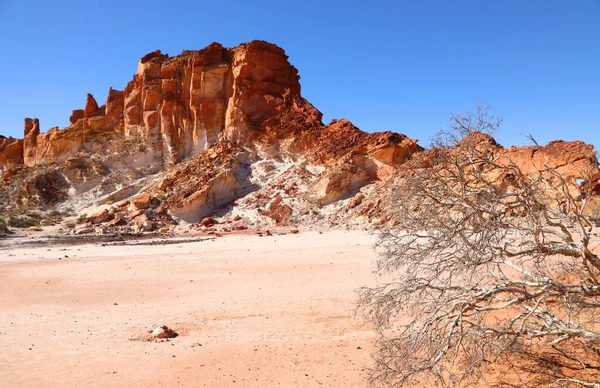 Amazing Rainbow Valley Território Norte Austrália Apenas Outisde Alice Springs — Fotografia de Stock