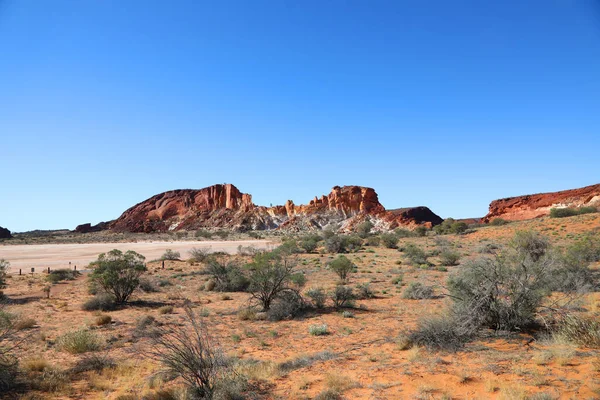 Amazing Rainbow Valley Território Norte Austrália Apenas Outisde Alice Springs — Fotografia de Stock