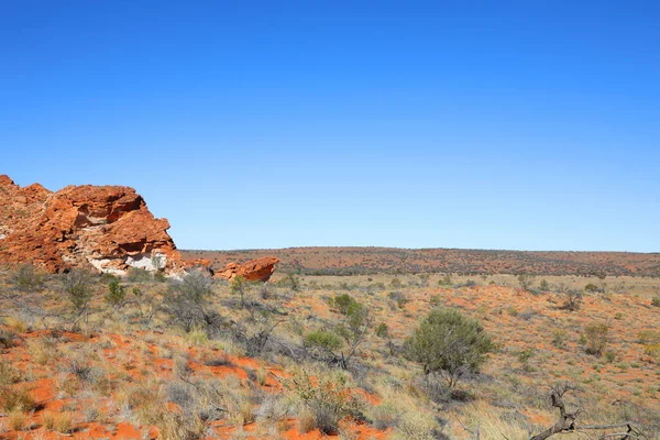 Niesamowita Tęczowa Dolina Terytorium Północnym Australii Tylko Przewyższa Alice Springs — Zdjęcie stockowe