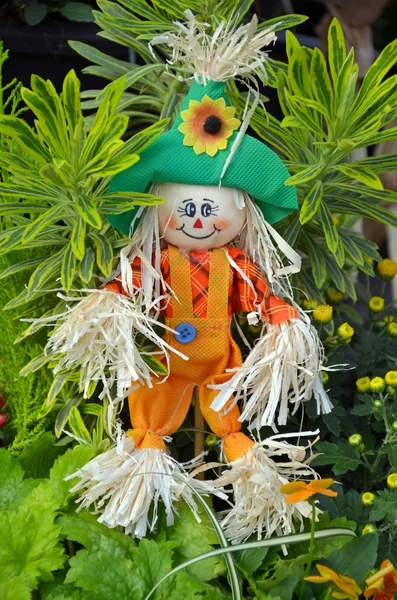 Schattige kleine scarecrow decoratie — Stockfoto