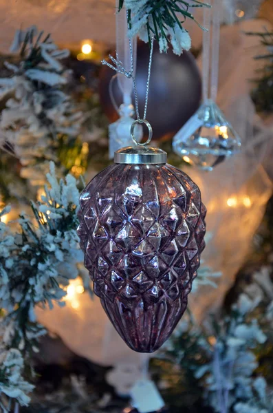 Glass christmas ornament — Stock Photo, Image