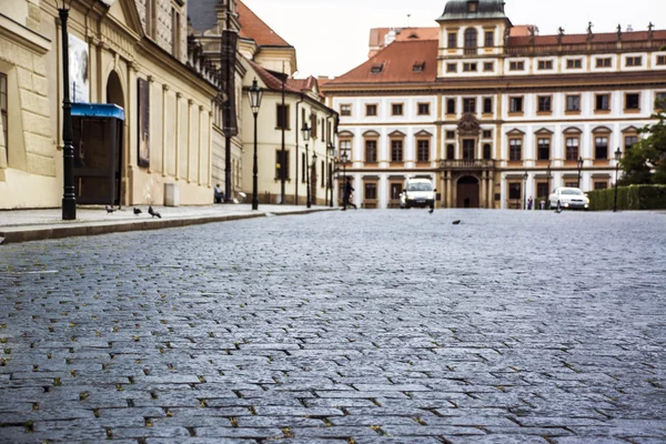 Strada di ciottoli in Europa — Foto Stock