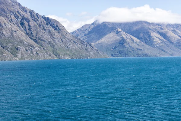 Mare e montagna in Nuova Zelanda — Foto Stock