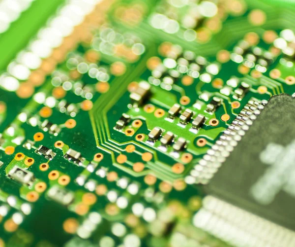 Circuit board close up — Stock Photo, Image