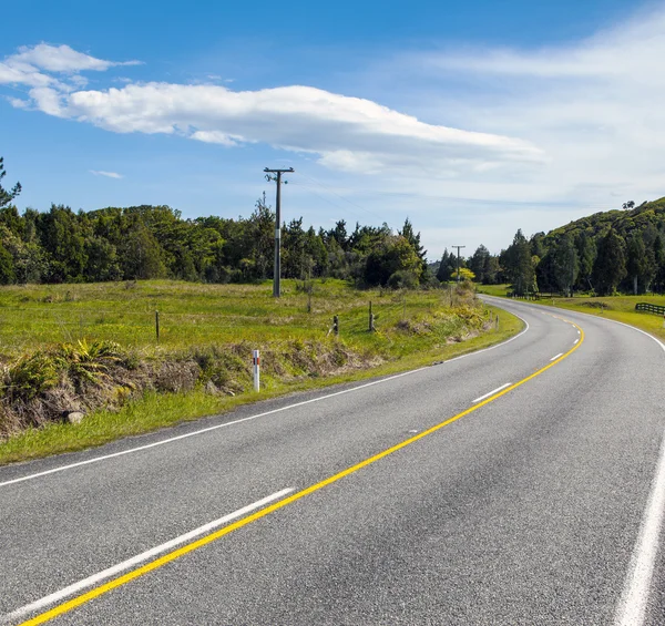 Nieuw-Zeelandse snelweg — Stockfoto