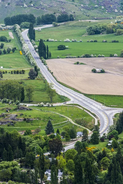 New Zealands motorvej - Stock-foto