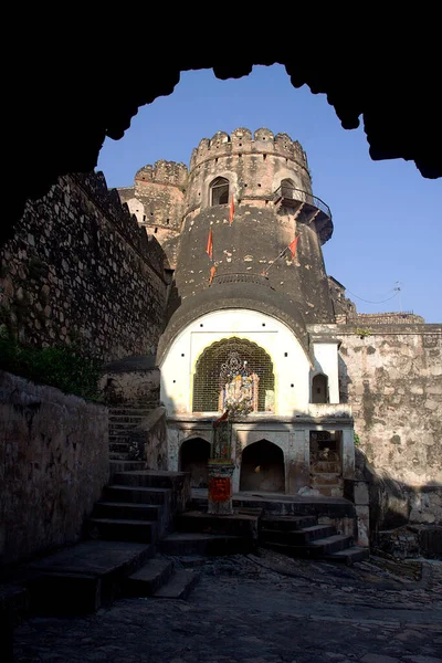 インドのウッタル プラデーシュ州のジャシー砦のガネーシャ寺院のフレームビュー アジア — ストック写真