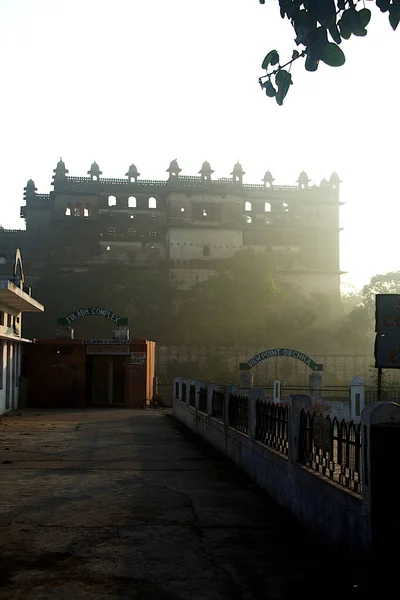 View Fort View Point Early Morning Sunlight Orchcha Madhya Pradesh — Stock Photo, Image