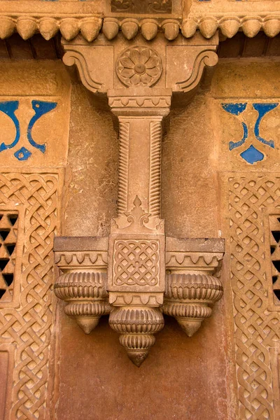 Exquisite Stone Carving Gwalior Fort Gwalior Madhya Pradesh India Asia — Stock Photo, Image