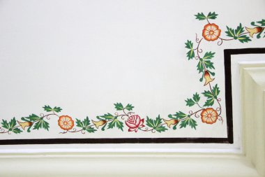 Floral Ceiling Design clipart