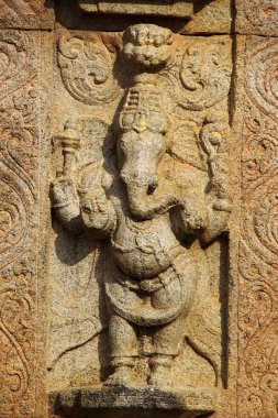 Statue of Standing Ganesha clipart