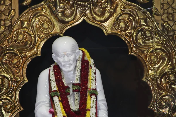 Estátua de Mármore de Sai Baba — Fotografia de Stock