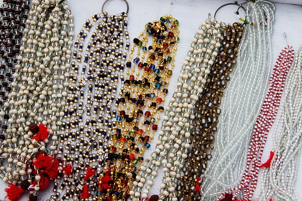 Beaded Necklaces Galore — Stock Photo, Image