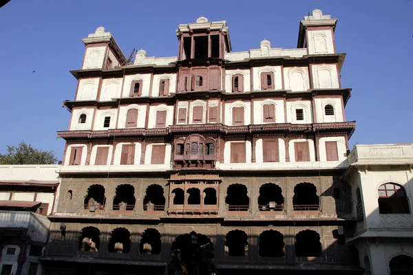 Facade of Holkar Rajawada — Stock Photo, Image