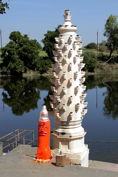 Pilar da lâmpada em siddhavat — Fotografia de Stock