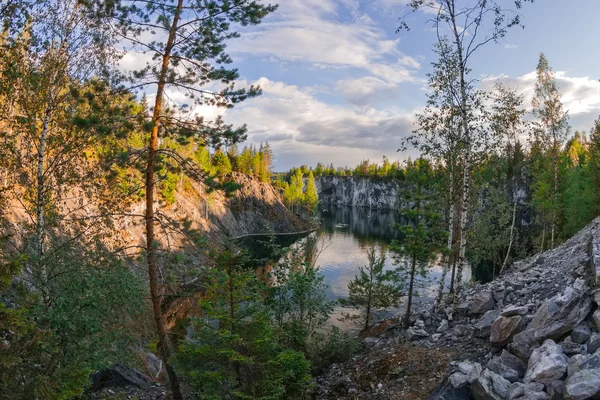 Paisaje en Karelia en verano — Foto de Stock