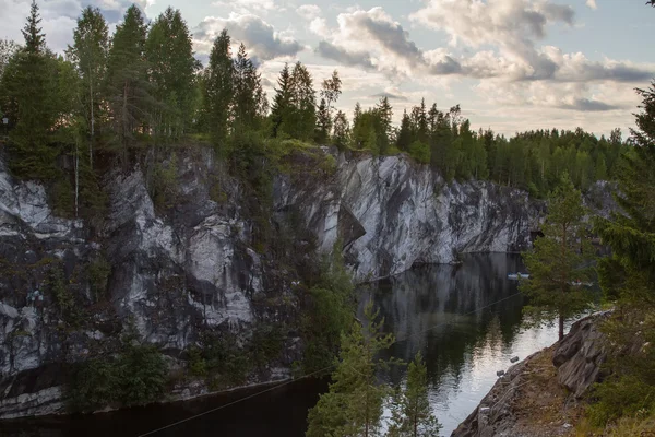 Paisaje en Karelia en verano — Foto de Stock