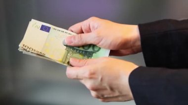 Avrupa kağıt para, Euro sayma para sayma