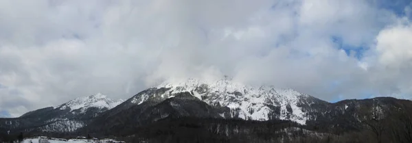 Landschap Mountain Panorama View Bad Reichenhall Duitsland — Stockfoto