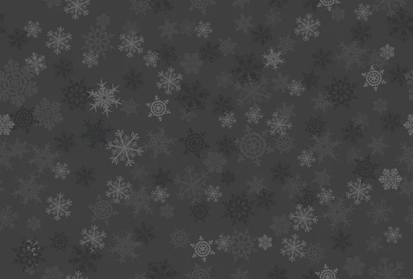 Seamless pattern with snowflakes — Stock Vector