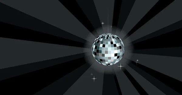 Boule disco - illustration vectorielle — Image vectorielle