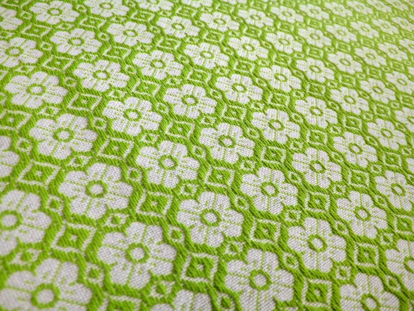 Toalha de mesa de padrão floral — Fotografia de Stock